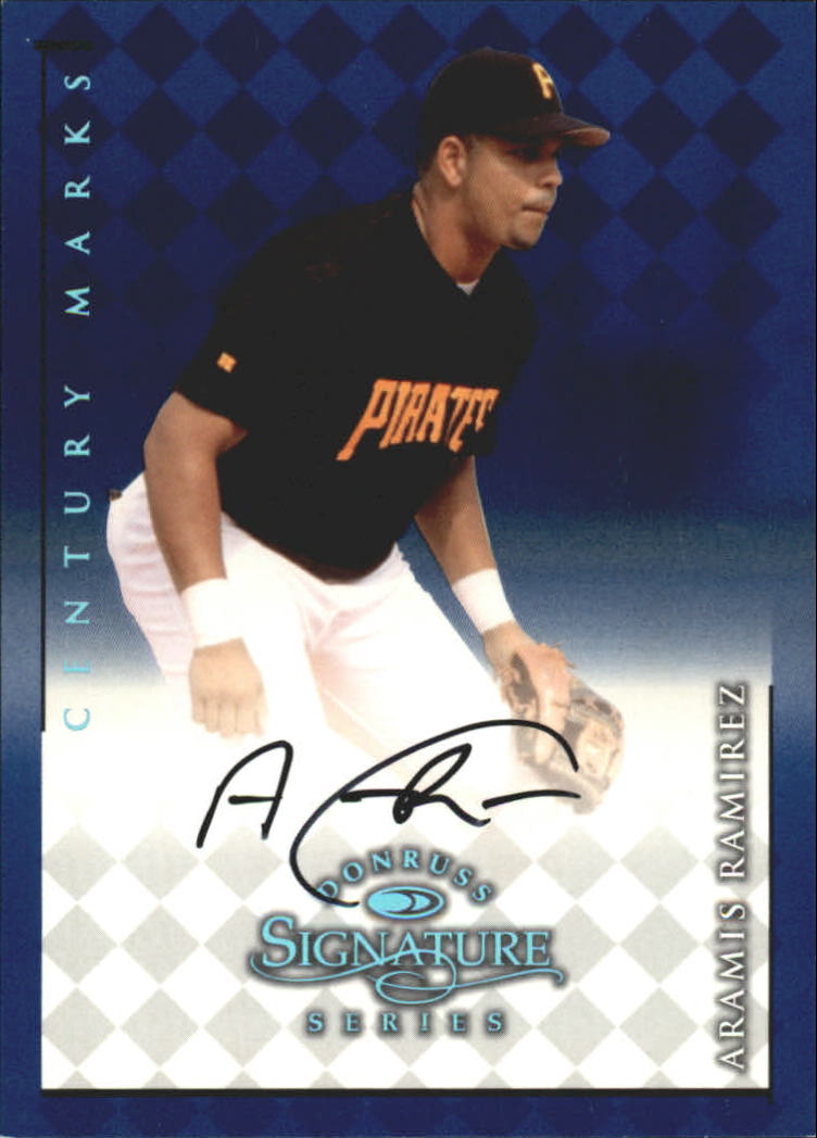 1998 Donruss Signature Autographs Century #92 Aramis Ramirez