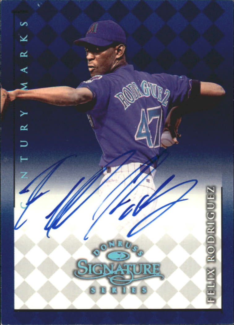 1998 Donruss Signature Autographs Century #96 Felix Rodriguez