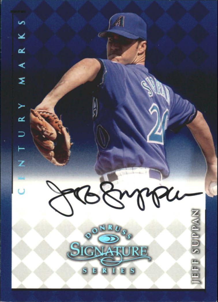 1998 Donruss Signature Autographs Century #106 Jeff Suppan