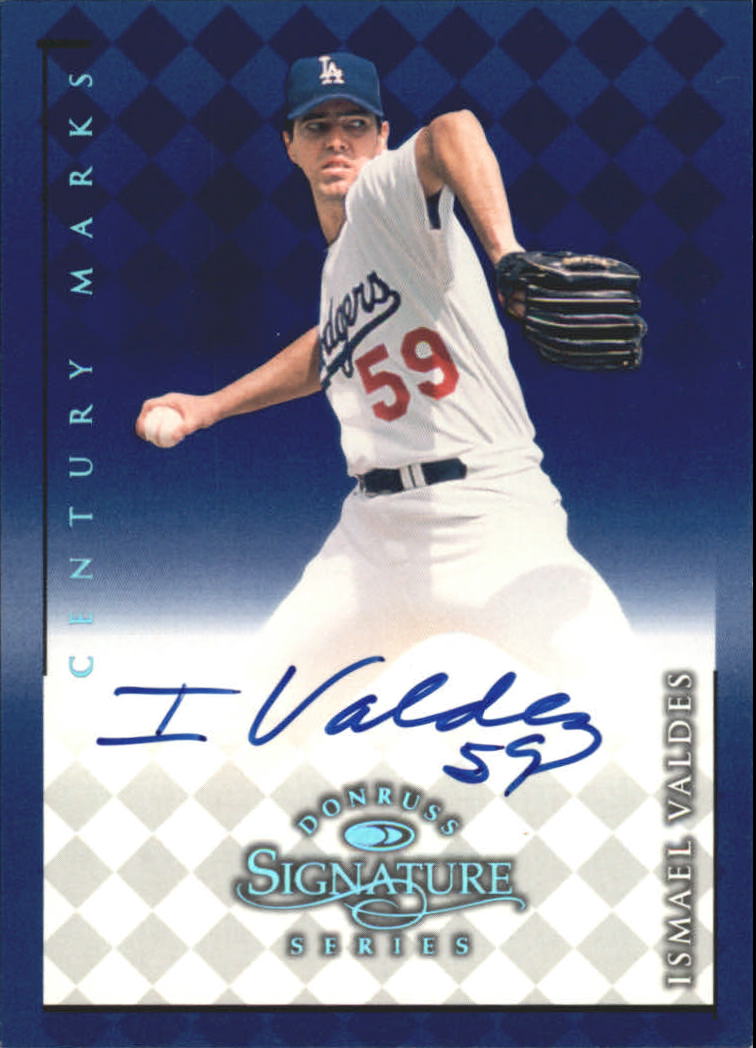 1998 Donruss Signature Autographs Century #110 Ismael Valdes