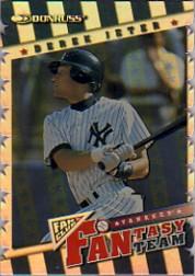 1998 Donruss FANtasy Team Die Cuts #18 Derek Jeter