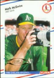 1998 Fleer Tradition Decade of Excellence #10 Mark McGwire