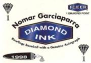 1998 Fleer Tradition Diamond Ink #4 Nomar Garciaparra