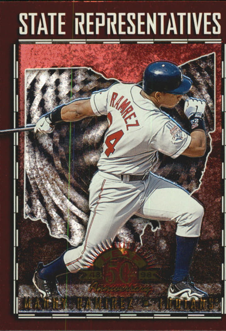 1998 Leaf State Representatives #10 Manny Ramirez