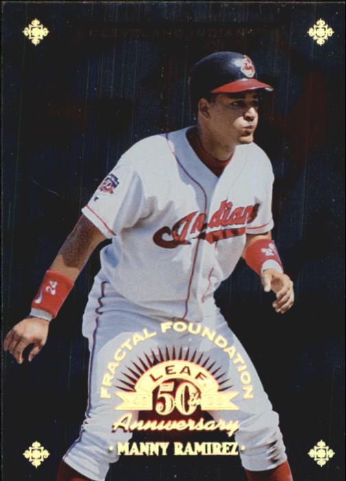 1998 Leaf Fractal Foundations #32 Manny Ramirez
