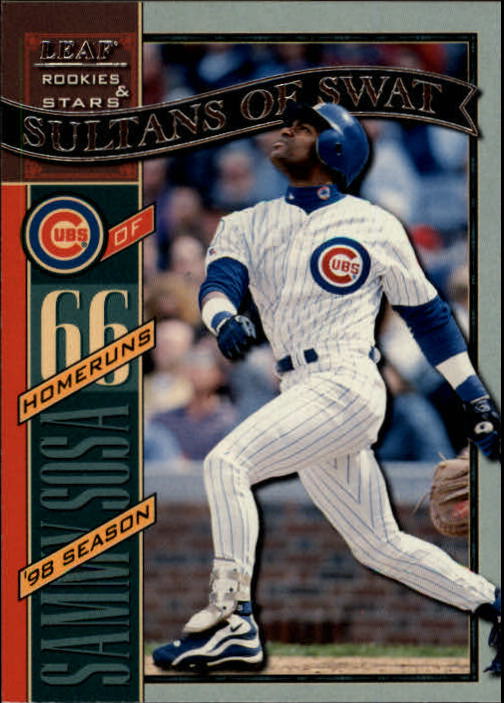 1998 Leaf Rookies and Stars #337 Sammy Sosa HR SP