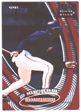 1998 Leaf Rookies and Stars Crosstraining #1 Kenny Lofton