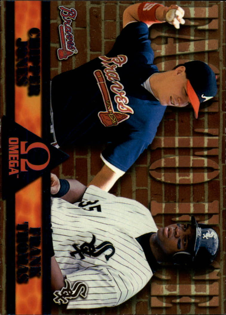 1998 Pacific Omega Face To Face #7 C.Jones/F.Thomas