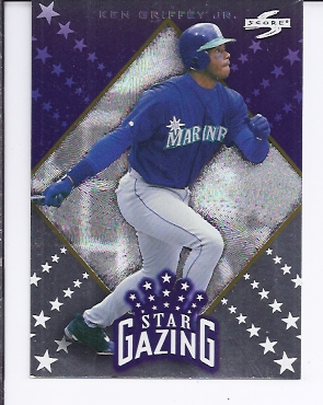 1998 Score Rookie Traded Star Gazing #1 Ken Griffey Jr.