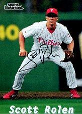 1998 Sports Illustrated Then and Now Autographs #6 Scott Rolen/250