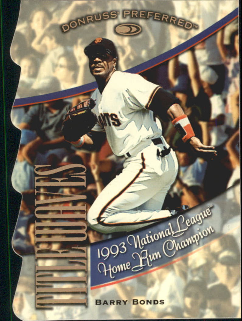 1998 Donruss Preferred Title Waves #30 Barry Bonds/1993