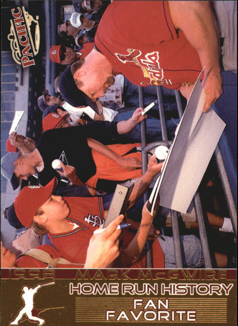 1998 Pacific Home Run History #3 Mark McGwire