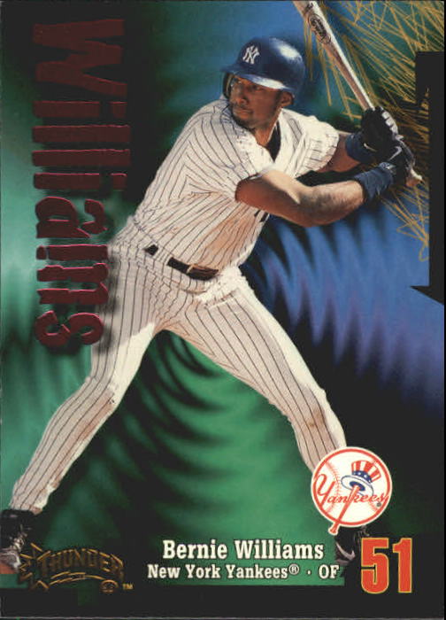 1998 Circa Thunder #51 Bernie Williams