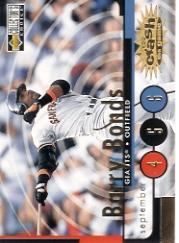 1998 Collector's Choice Crash the Game #CG30B B.Bonds Sept 4-6 L