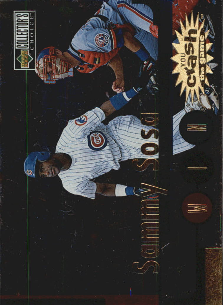 1998 Collector's Choice Crash the Game Exchange #CG17 Sammy Sosa