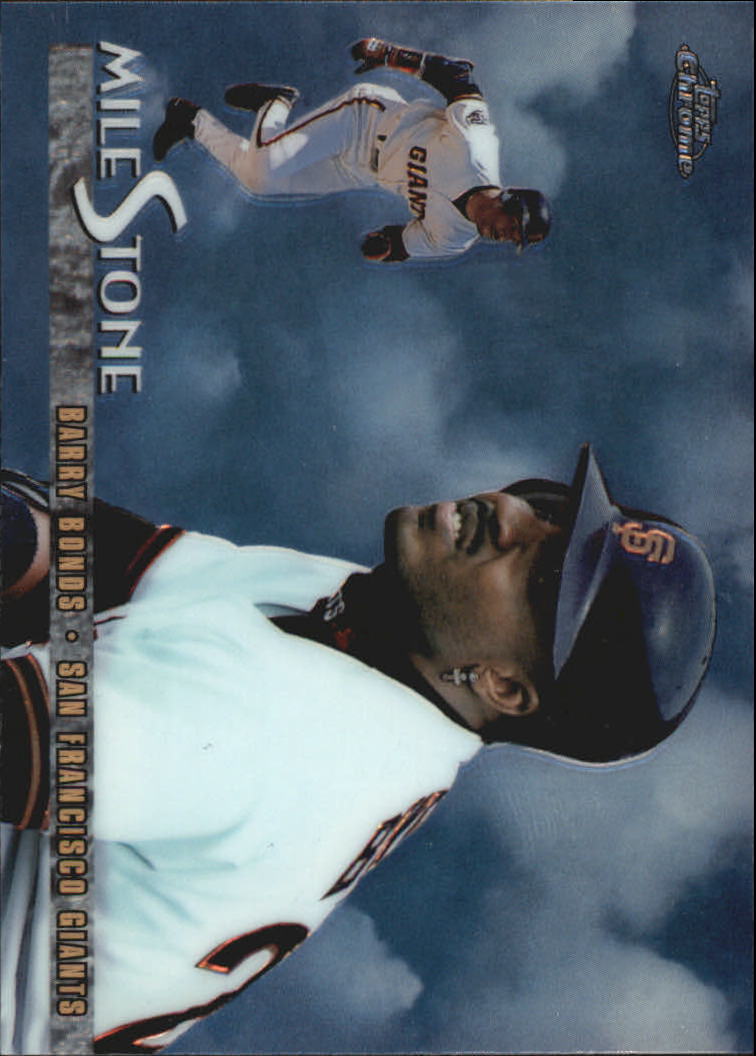1998 Topps Chrome Milestones #MS1 Barry Bonds