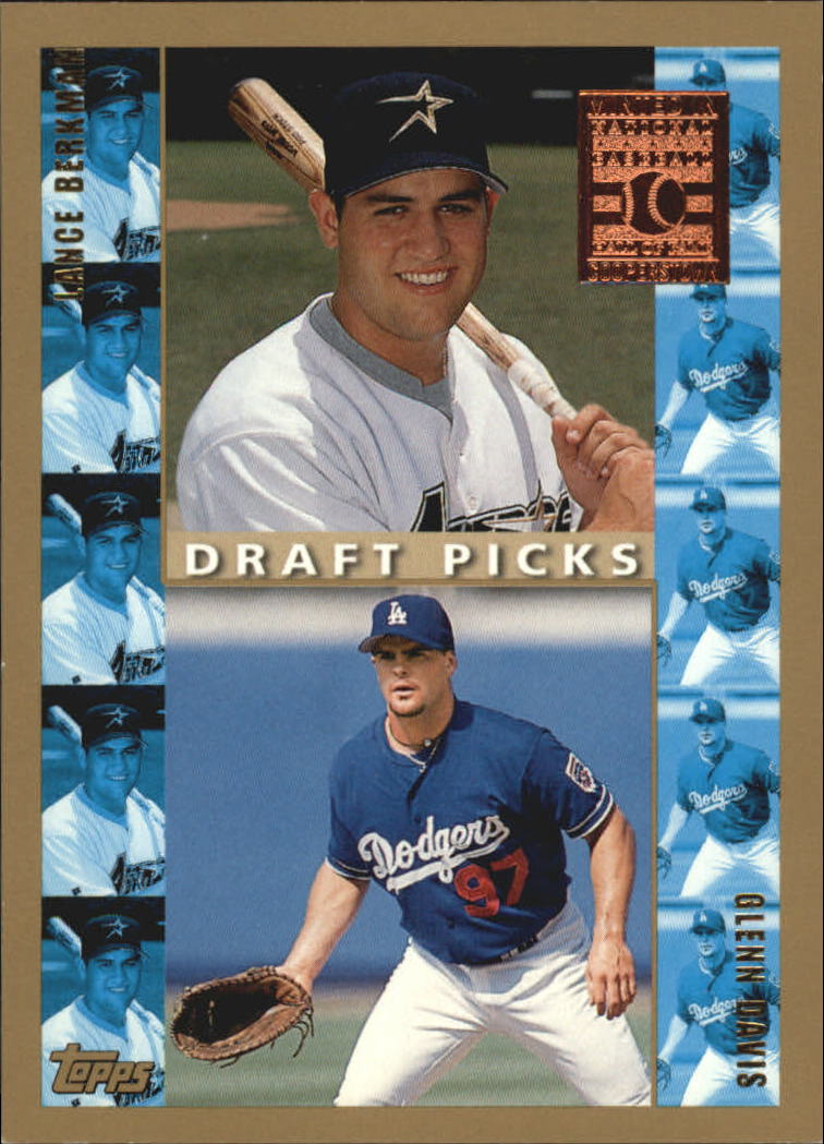 1998 Topps Minted in Cooperstown #246 L.Berkman/G.Davis