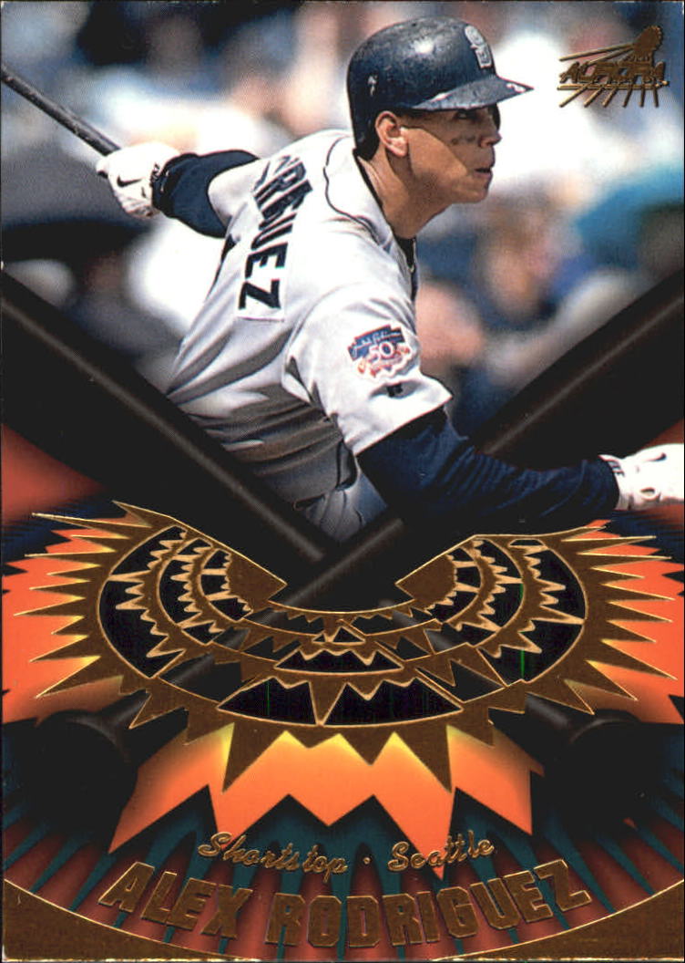 1998 Aurora On Deck Laser Cuts #17 Alex Rodriguez