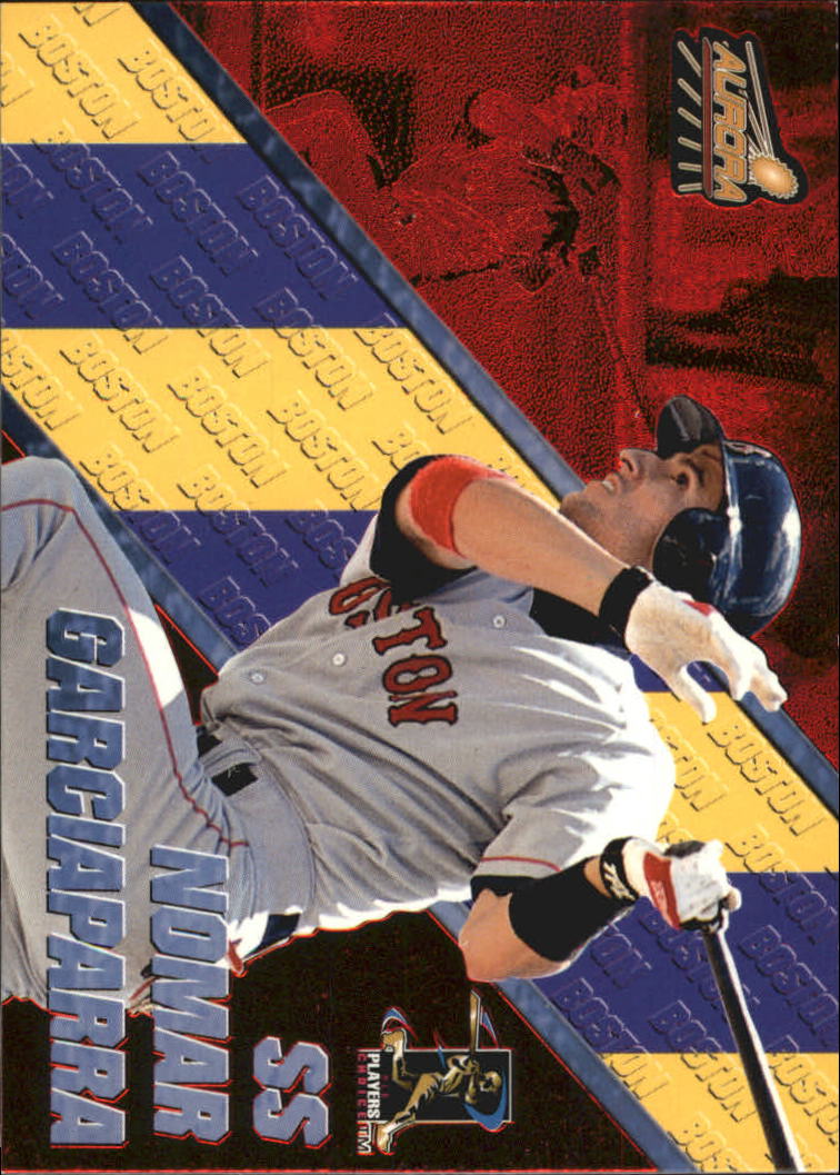 1998 Aurora Pennant Fever Red #5 Nomar Garciaparra
