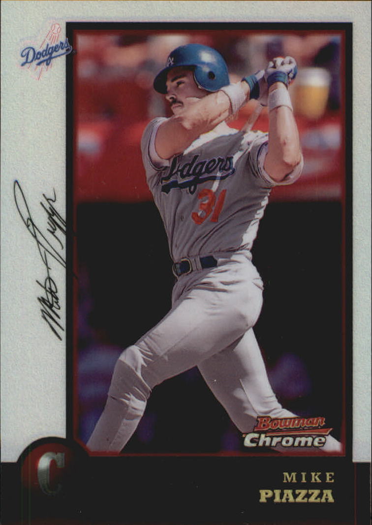 1998 Bowman Chrome Refractors #18 Mike Piazza
