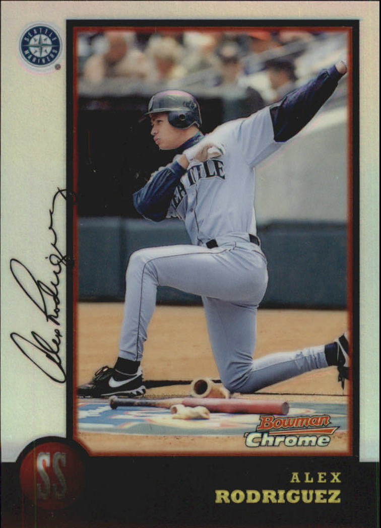 1998 Bowman Chrome Refractors #232 Alex Rodriguez
