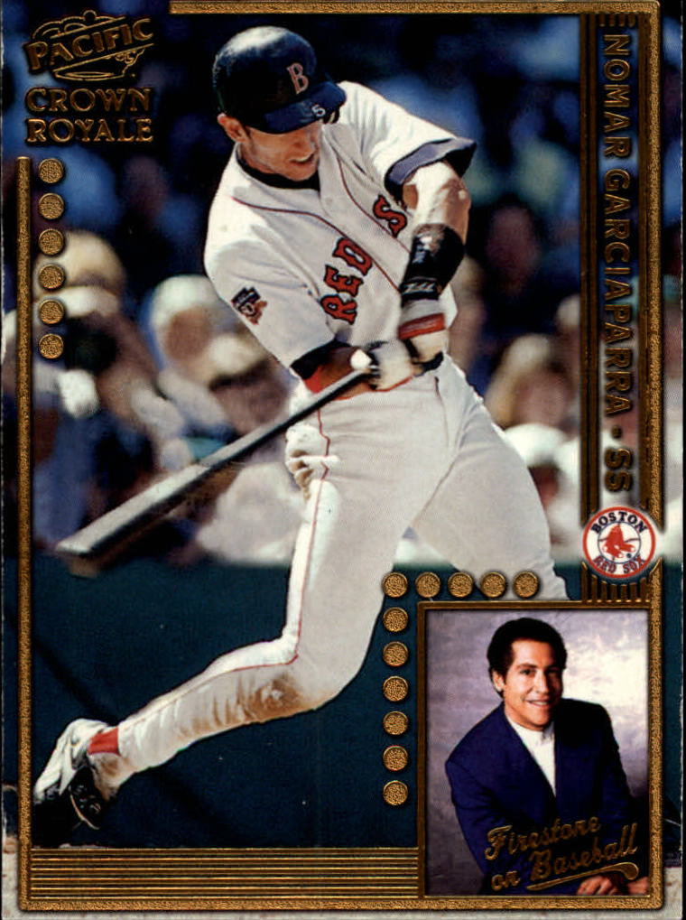1998 Crown Royale Firestone on Baseball #5 Nomar Garciaparra