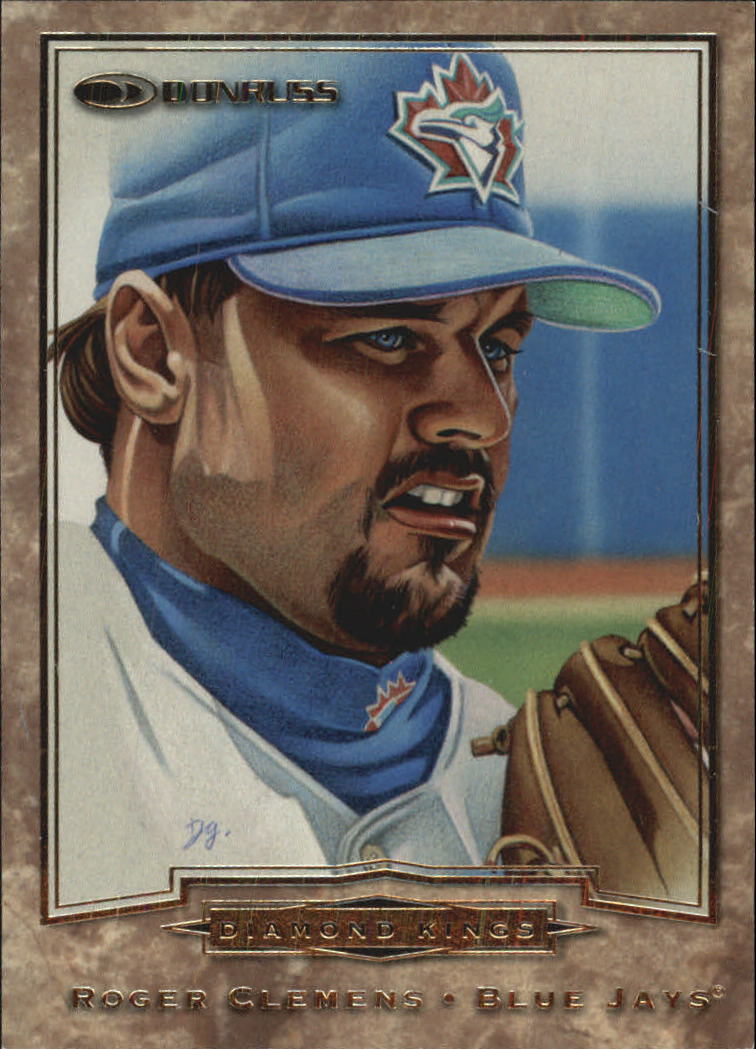 1998 Donruss Diamond Kings #14 Roger Clemens