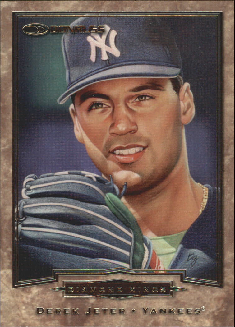 1998 Donruss Diamond Kings Canvas #10 Derek Jeter