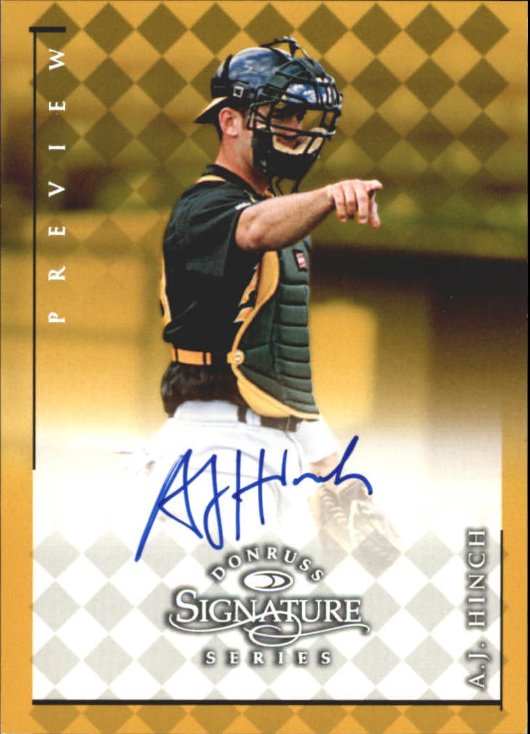 1998 Donruss Signature Series Previews #13 A.J. Hinch/400