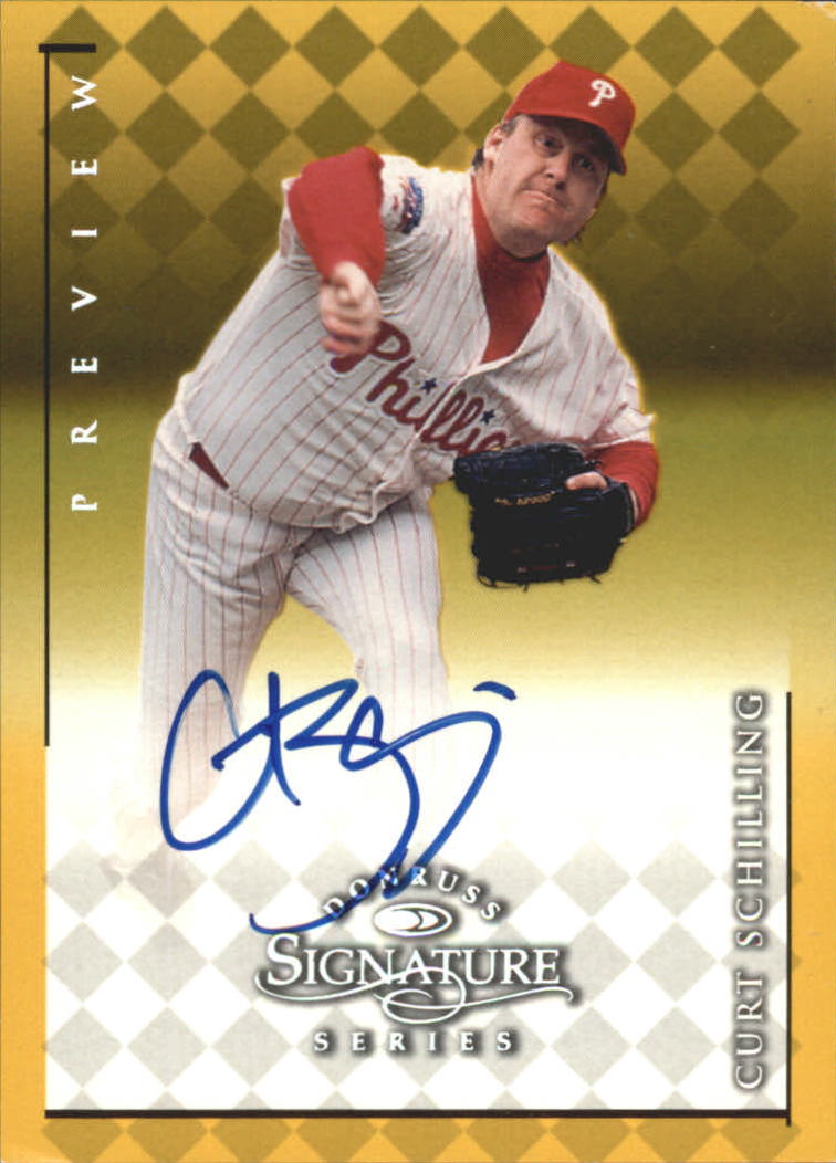 1998 Donruss Signature Series Previews #28 Curt Schilling/100