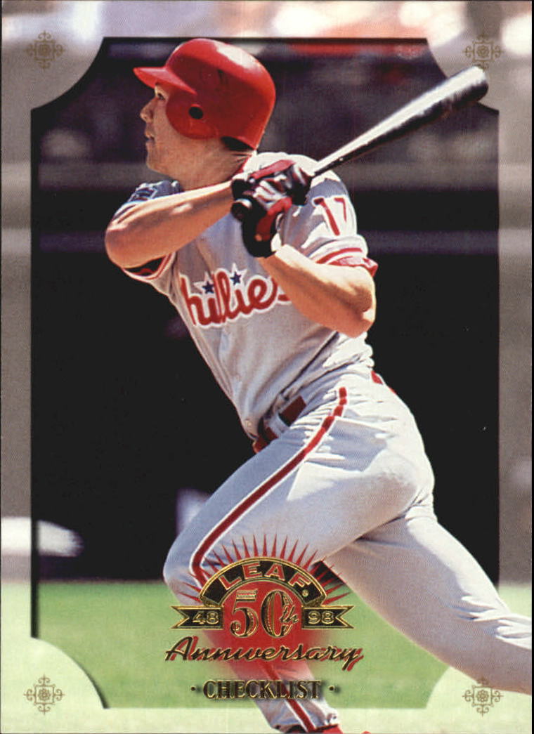 1998 Leaf #199 Scott Rolen CL