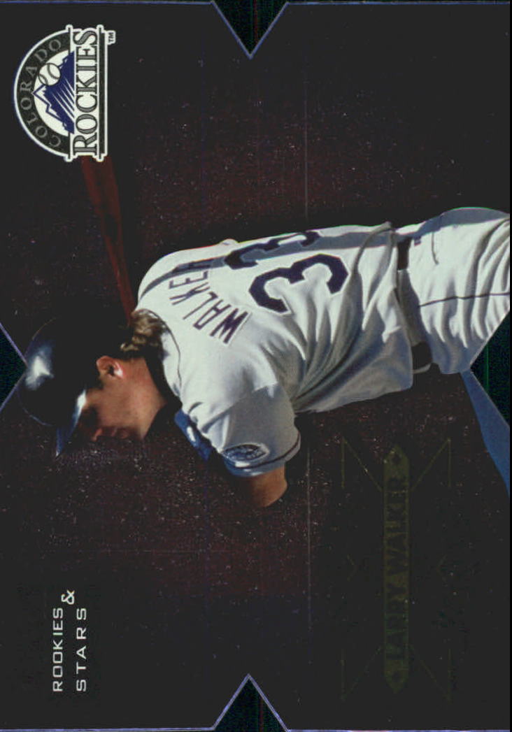 1998 Leaf Rookies and Stars Extreme Measures Die Cuts #5 Larry Walker/720