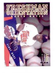 1998 Leaf Rookies and Stars Freshman Orientation #12 David Ortiz