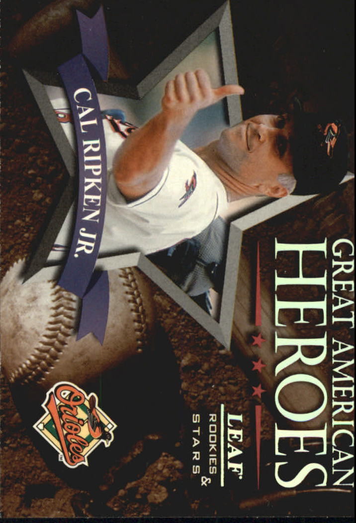 1998 Leaf Rookies and Stars Great American Heroes #2 Cal Ripken
