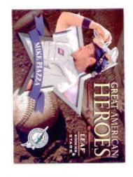1998 Leaf Rookies and Stars Great American Heroes #6B Mike Piazza Marlins