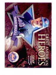 1998 Leaf Rookies and Stars Great American Heroes #6C Mike Piazza Mets