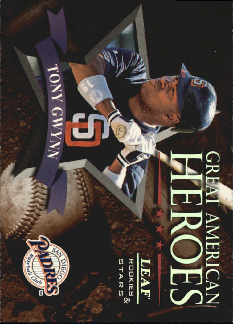1998 Leaf Rookies and Stars Great American Heroes #8 Tony Gwynn