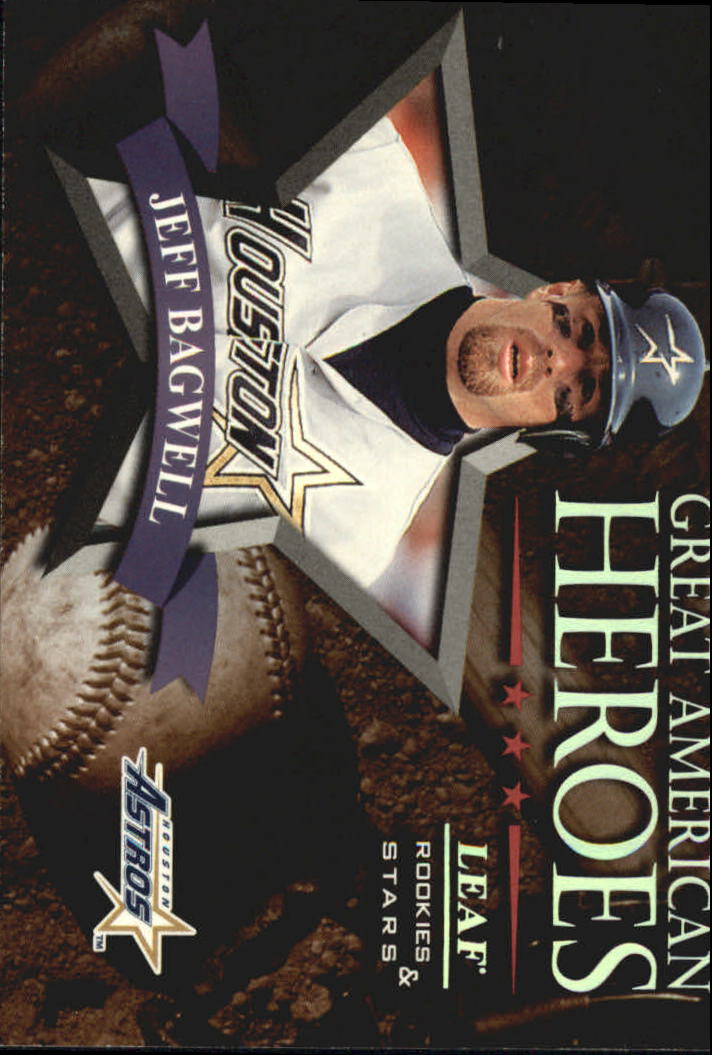 1998 Leaf Rookies and Stars Great American Heroes #9 Jeff Bagwell