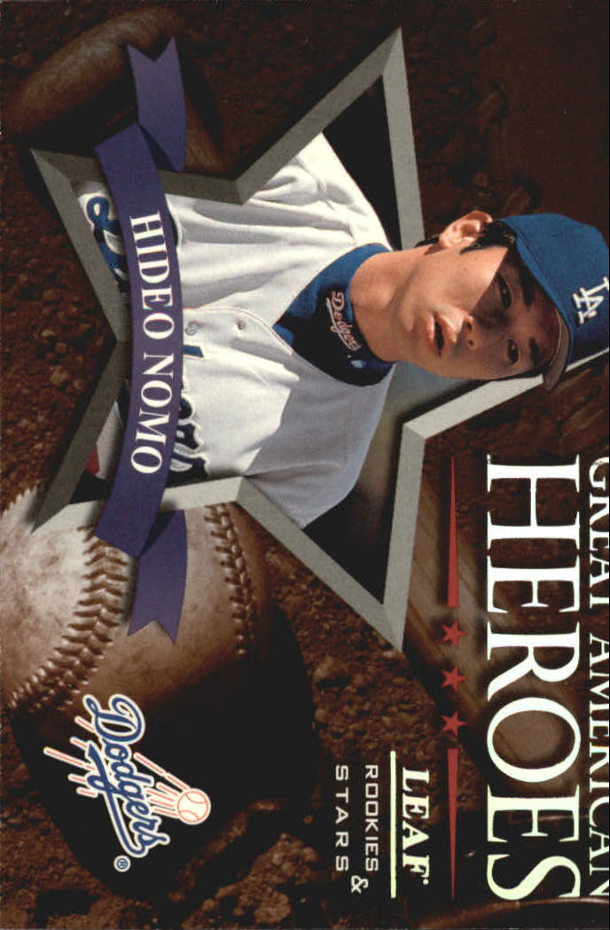 1998 Leaf Rookies and Stars Great American Heroes #11 Hideo Nomo