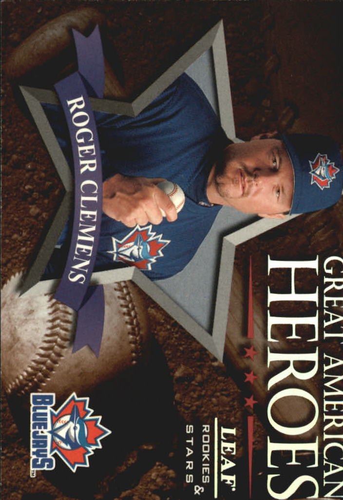 1998 Leaf Rookies and Stars Great American Heroes #12 Roger Clemens