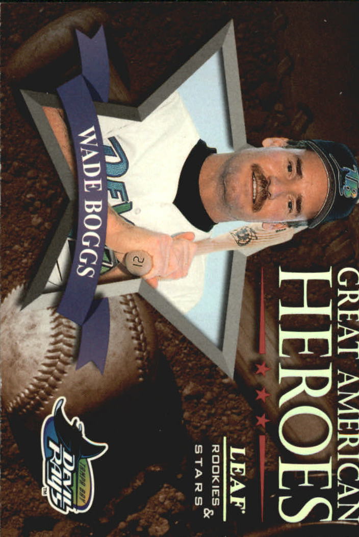 1998 Leaf Rookies and Stars Great American Heroes #18 Wade Boggs