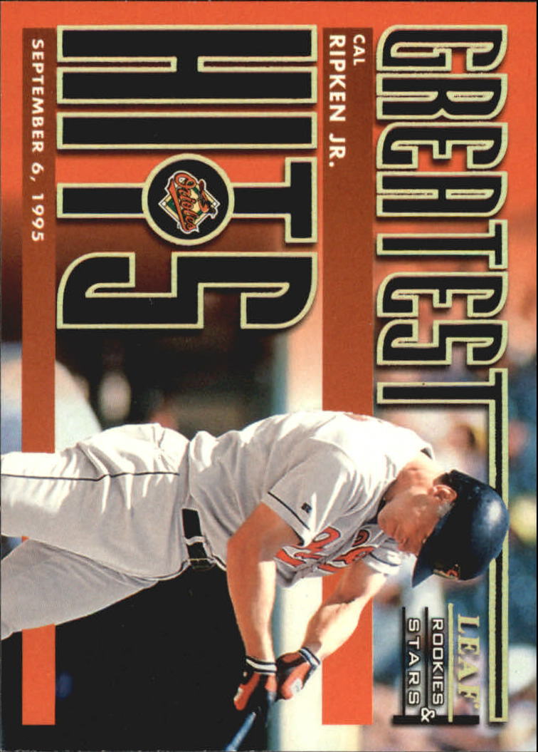 1998 Leaf Rookies and Stars Greatest Hits #3 Cal Ripken