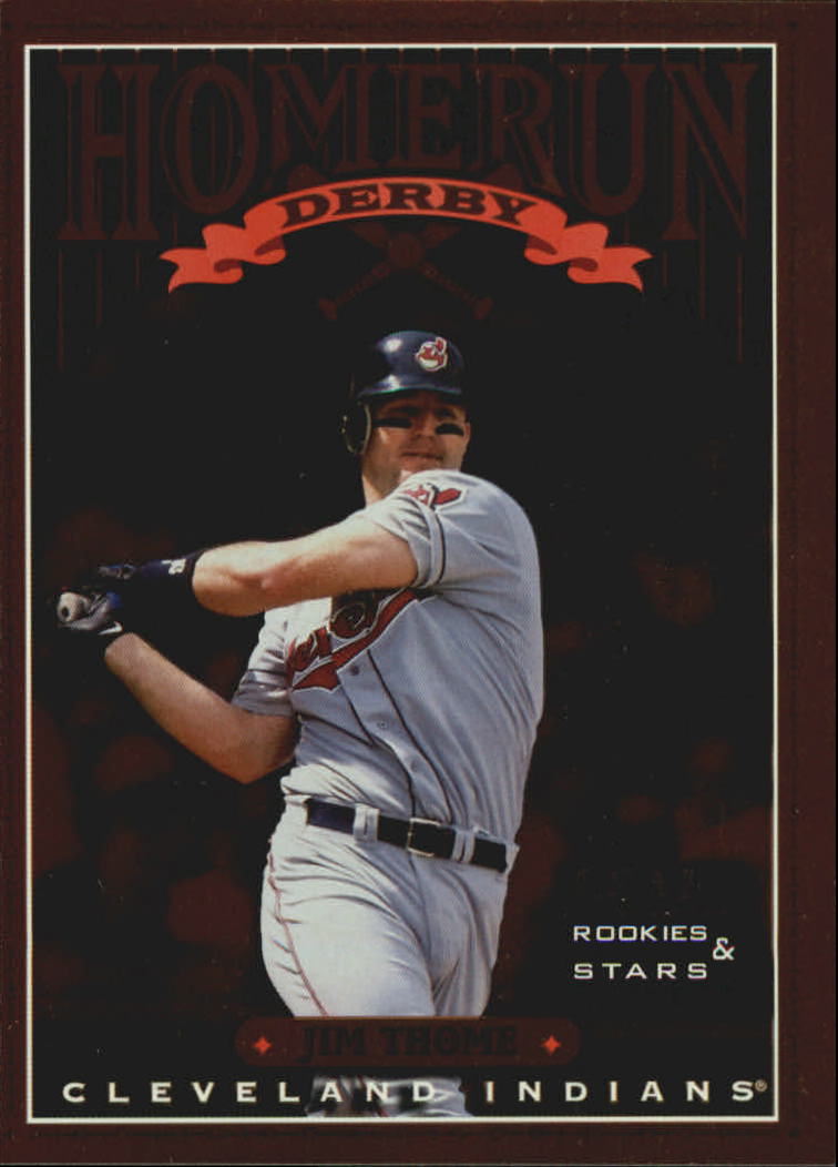 1998 Leaf Rookies and Stars Home Run Derby #2 Jim Thome
