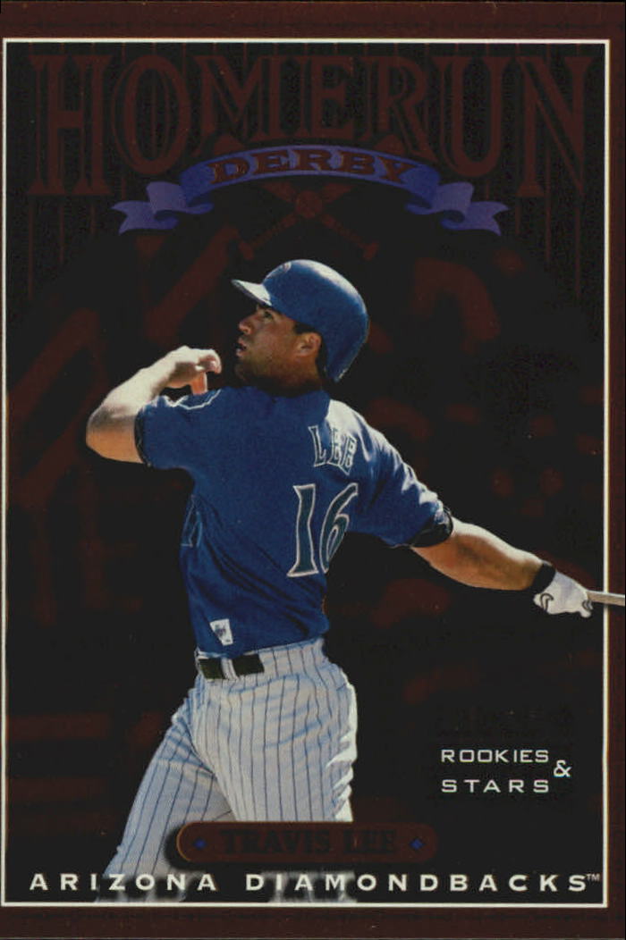 1998 Leaf Rookies and Stars Home Run Derby #9 Travis Lee