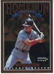 1998 Leaf Rookies and Stars Home Run Derby #16 Chipper Jones