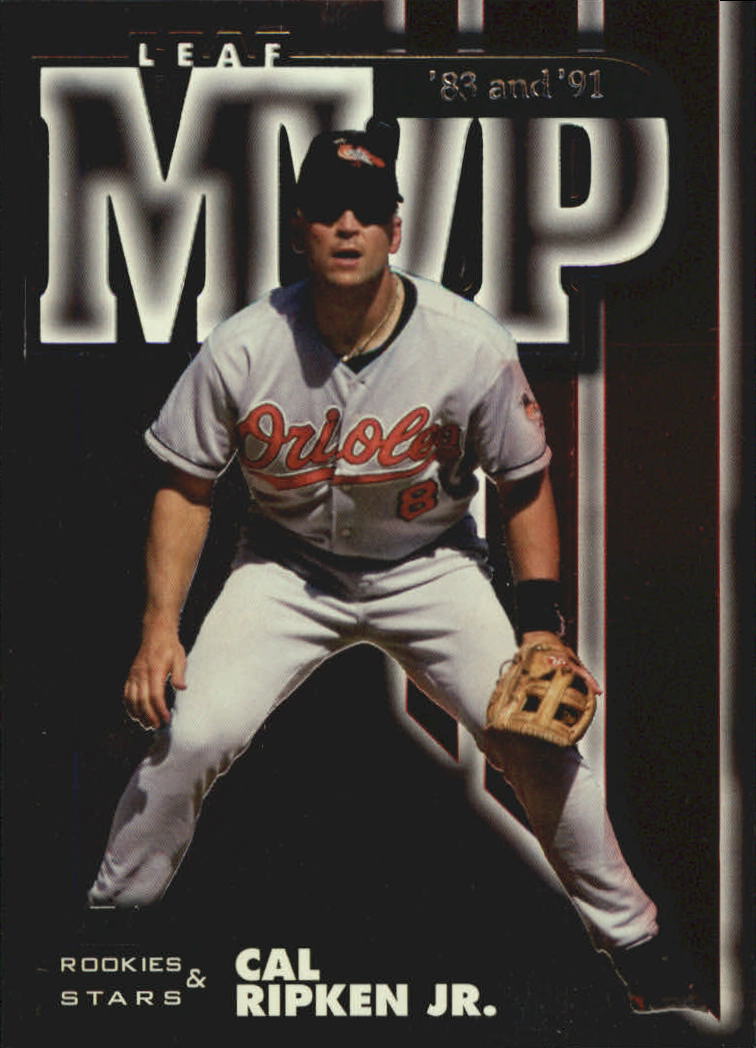 1998 Leaf Rookies and Stars Leaf MVP's #3 Cal Ripken