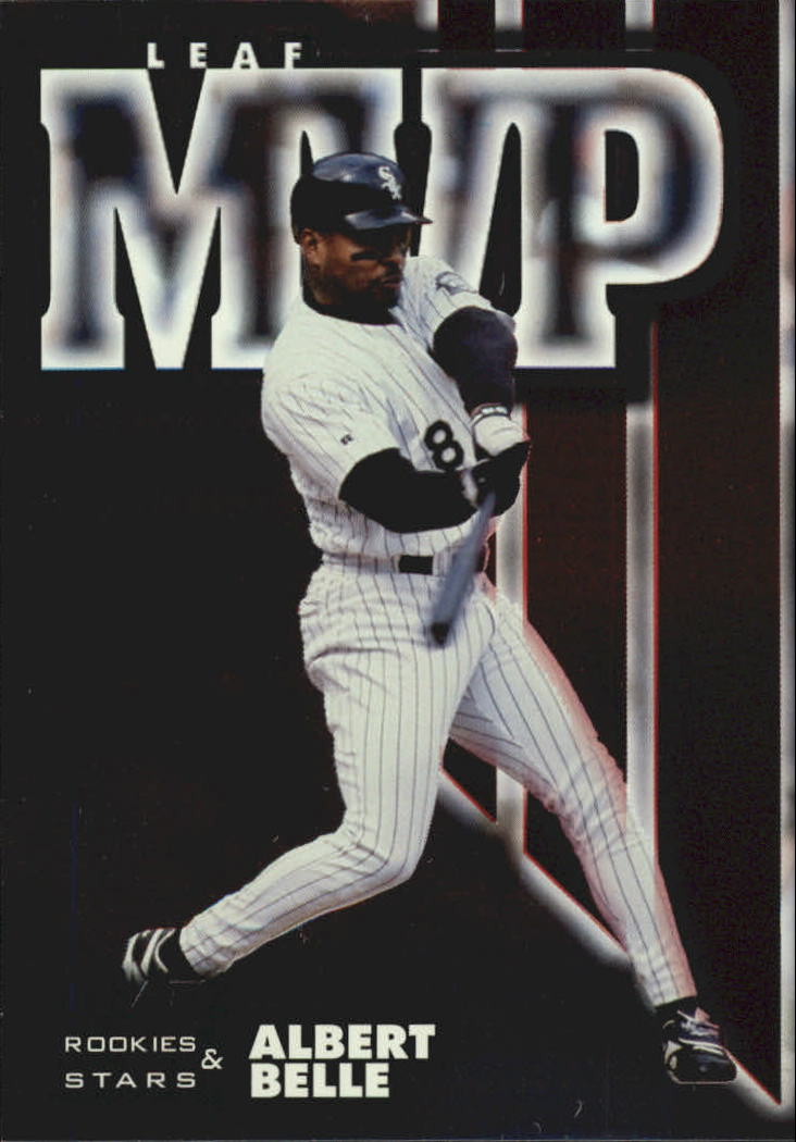 1998 Leaf Rookies and Stars Leaf MVP's #6 Albert Belle