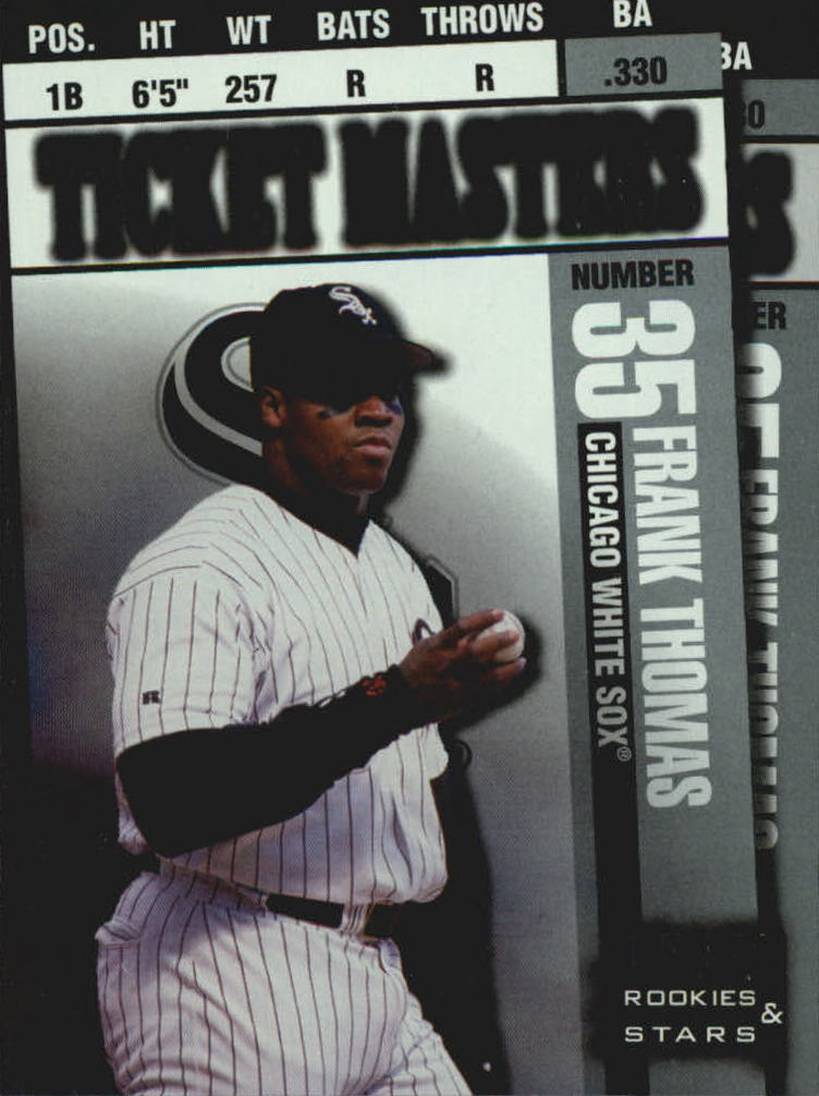 1998 Leaf Rookies and Stars Ticket Masters #2 F.Thomas/A.Belle