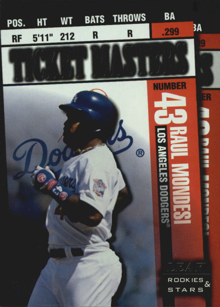 1998 Leaf Rookies and Stars Ticket Masters #13 R.Mondesi/P.Konerko
