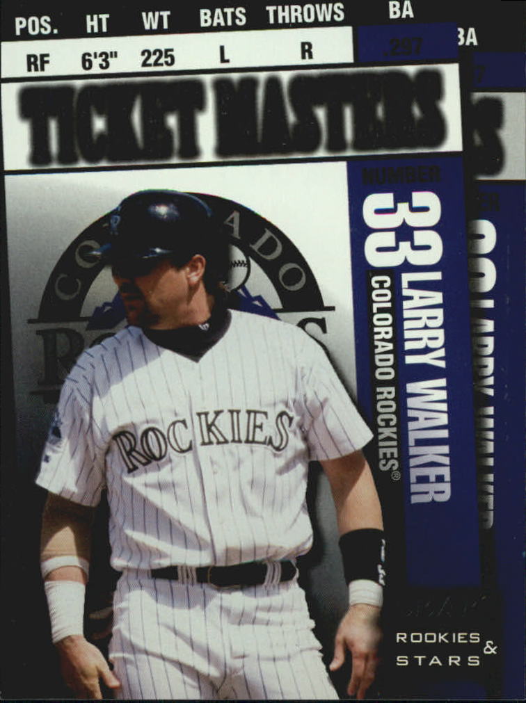 1998 Leaf Rookies and Stars Ticket Masters #17 L.Walker/T.Helton